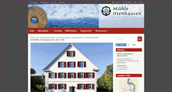 Desktop Screenshot of muehle-ittenhausen.de