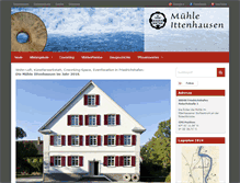 Tablet Screenshot of muehle-ittenhausen.de